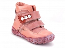 208-307,46,236,19 Тотто (Totto), ботинки демисезонние детские профилактические, байка, кожа, розовый, красный в Туле