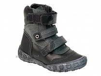 210-21,1,52Б Тотто (Totto), ботинки демисезонные утепленные, байка, черный, кожа, нубук. в Туле