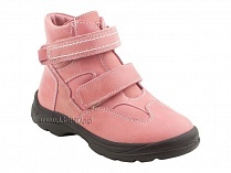 211-307 Тотто (Totto), ботинки детские зимние ортопедические профилактические, мех, кожа, розовый. в Туле