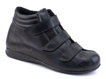 5008-02-1 Плюмекс (Plumex), ботинки для взрослых зимние, натуральная шерсть, кожа, черный, полнота 10 в Туле