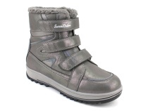 А35-100-4 Сурсил (Sursil-Ortho), ботинки подростковые ортопедические с высоким берцем, зимние,  шерсть, кожа, текстиль, серый в Туле