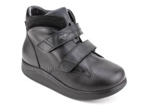 141607W Сурсил-Орто (Sursil-Ortho), зимние ботинки для взрослых, ригидная подошва, диабетическая подкладка, натуральный мех, кожа, нубук, черный, полнота 11 в Туле