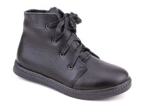 3547-1-1 Тотто (Totto), ботинки детские утепленные ортопедические профилактические, кожа, черный. в Туле