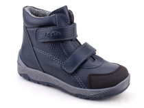 2458-712 Тотто (Totto), ботинки детские утепленные ортопедические профилактические, кожа, синий. в Туле