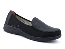 84-122-22-402/30 Рикосс (Ricoss) туфли для взрослых, текстиль, кожа, черный, полнота 9 в Туле