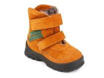 203-85,044 Тотто (Totto), ботинки зимние, оранжевый, зеленый, натуральный мех, замша. в Туле