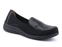 84-52Т-22-402/30 Рикосс (Ricoss) туфли для взрослых, кожа, лак, текстиль, черный, полнота 9 в Туле