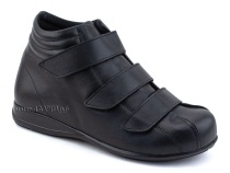 5008-01  Плюмекс (Plumex), ботинки для взрослых демисезонные утепленные, кожа, черный, полнота 10. в Туле